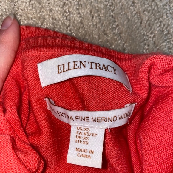 Reddish-orange longsleeve turtleneck - Picture 3 of 4